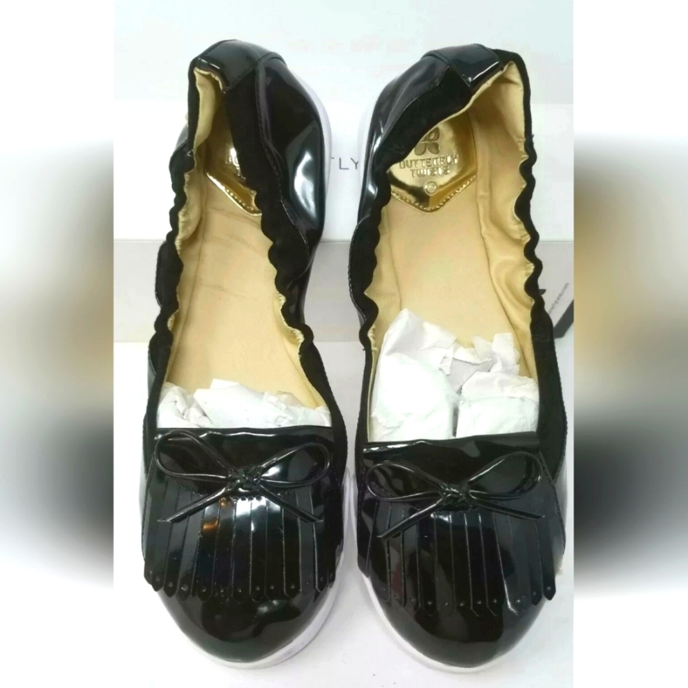 SOLD Butterfly Twists Foldable Slip On Sneakers - Robyn Black US 11